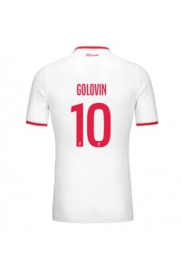 AS Monaco Aleksandr Golovin #10 Fotballdrakt Hjemme Klær 2024-25 Korte ermer